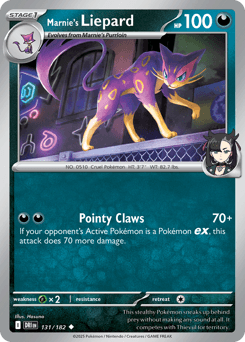 Marnie's Liepard Destined Rivals card