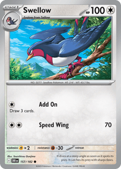 Swellow Destined Rivals card