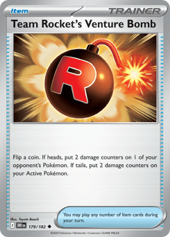 Team Rocket's Venture Bomb Destined Rivals card
