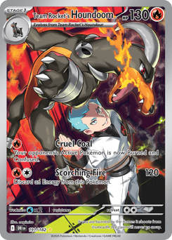 Team Rocket's Houndoom Destined Rivals card