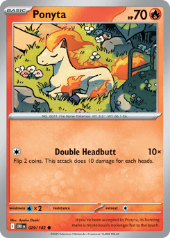 Ponyta Destined Rivals card