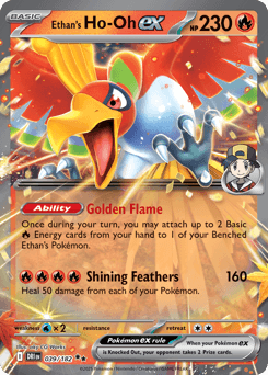 Ethan's Ho-Oh ex Destined Rivals card