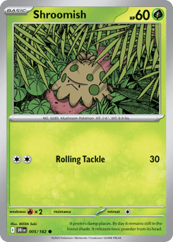 Shroomish Destined Rivals card