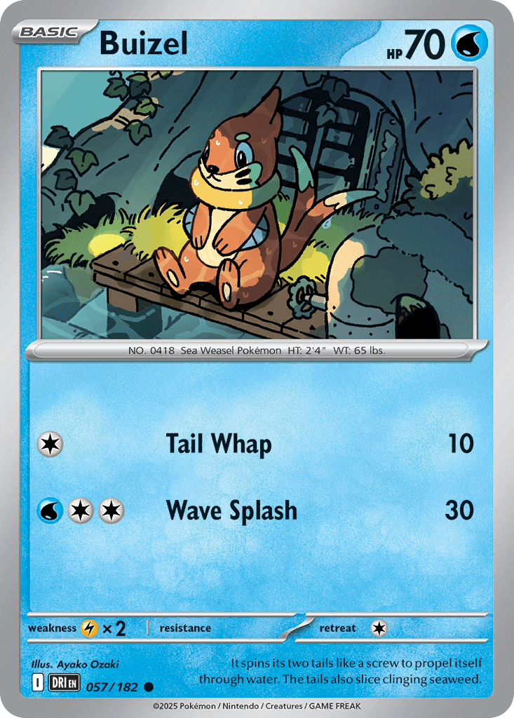 Buizel Destined Rivals card
