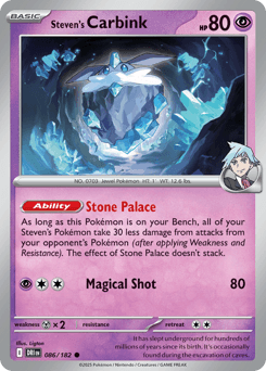 Steven's Carbink Destined Rivals card