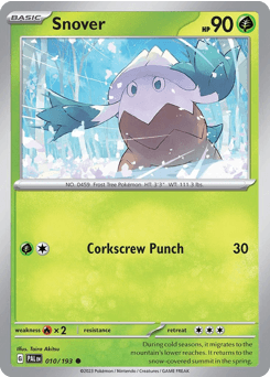 Snover Paldea Evolved card
