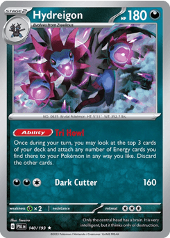 Hydreigon Paldea Evolved card