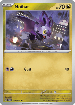 Noibat Paldea Evolved card