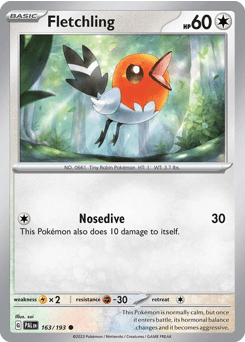 Fletchling Paldea Evolved card