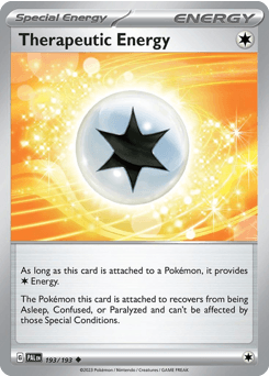 Therapeutic Energy Paldea Evolved card