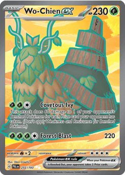 Wo-Chien ex Paldea Evolved card