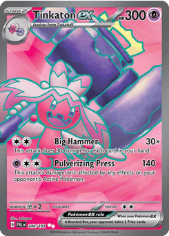 Tinkaton ex Paldea Evolved card