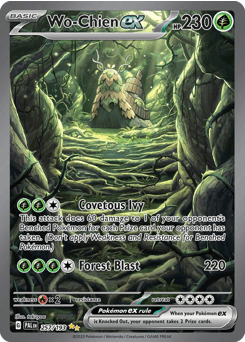 Wo-Chien ex Paldea Evolved card