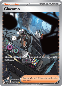 Giacomo Paldea Evolved card
