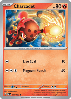 Charcadet Paldea Evolved card