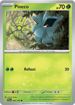Pineco Paldea Evolved card