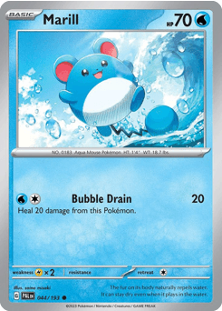 Marill Paldea Evolved card