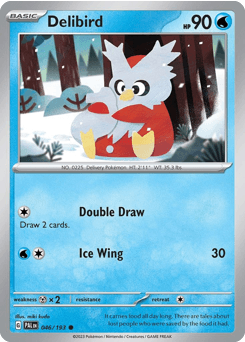 Delibird Paldea Evolved card