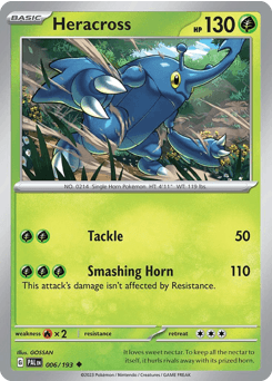 Heracross Paldea Evolved card