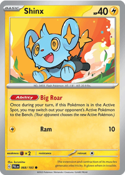 Shinx Paldea Evolved card