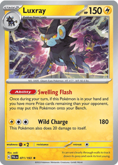 Luxray Paldea Evolved card