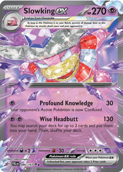 Slowking ex Paldea Evolved card