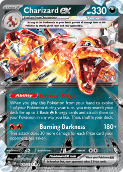 Charizard ex Obsidian Flames card