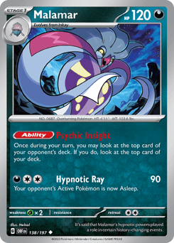 Malamar Obsidian Flames card