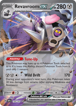 Revavroom ex Obsidian Flames card