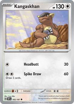 Kangaskhan Obsidian Flames card