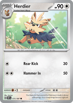 Herdier Obsidian Flames card