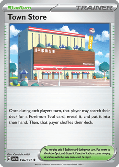 Town Store Obsidian Flames card