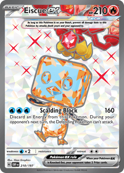 Eiscue ex Obsidian Flames card