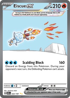 Eiscue ex Obsidian Flames card
