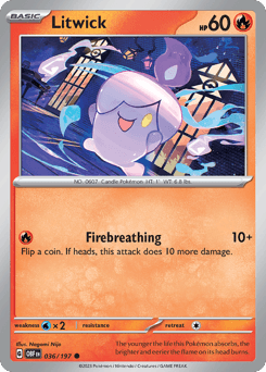 Litwick Obsidian Flames card