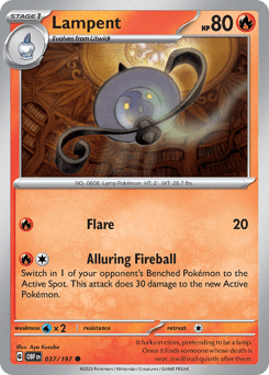 Lampent Obsidian Flames card