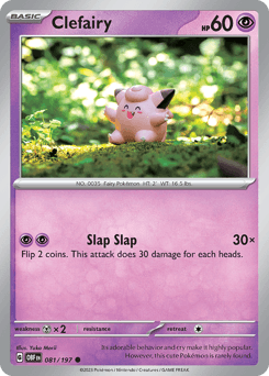 Clefairy Obsidian Flames card