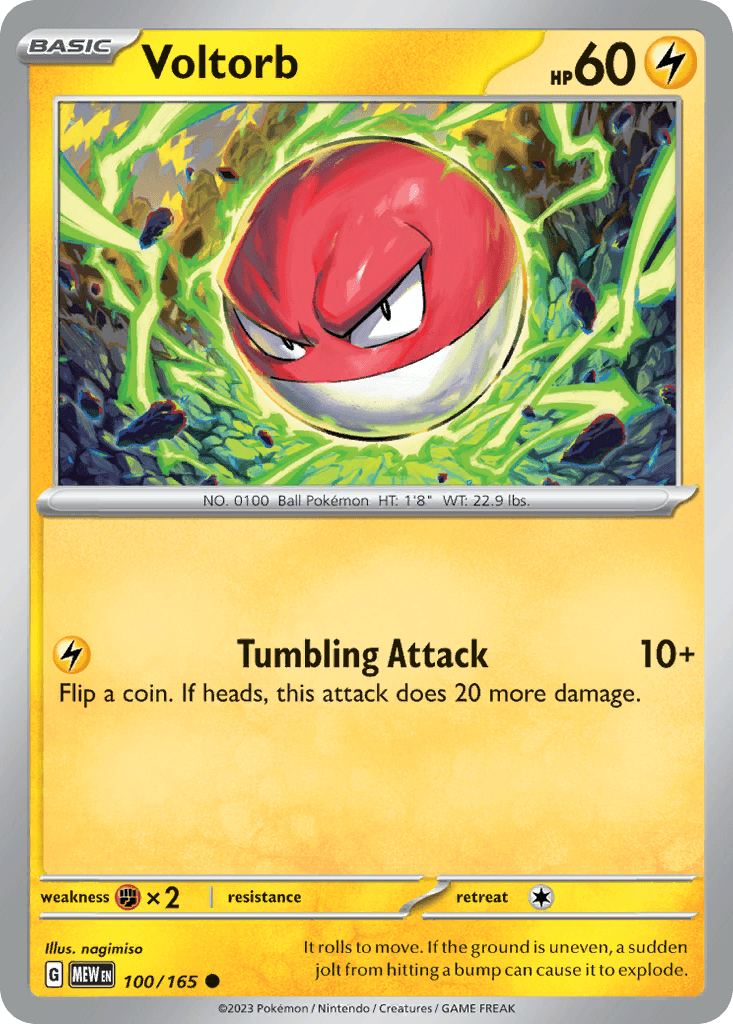 Voltorb 151 card