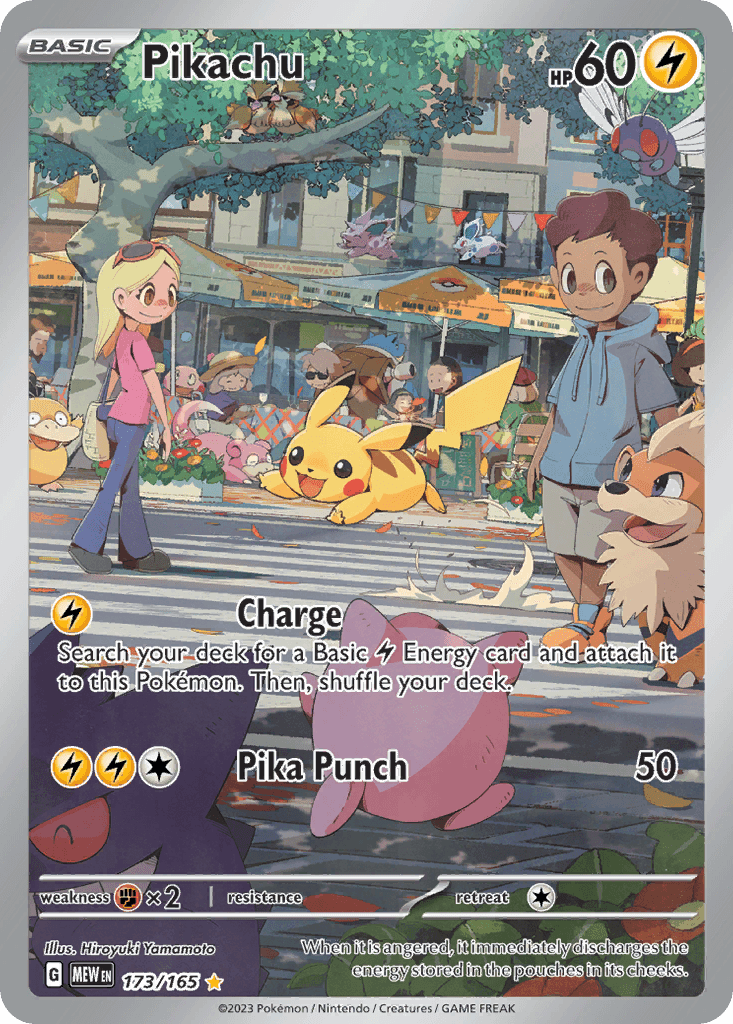 Pikachu 151 card