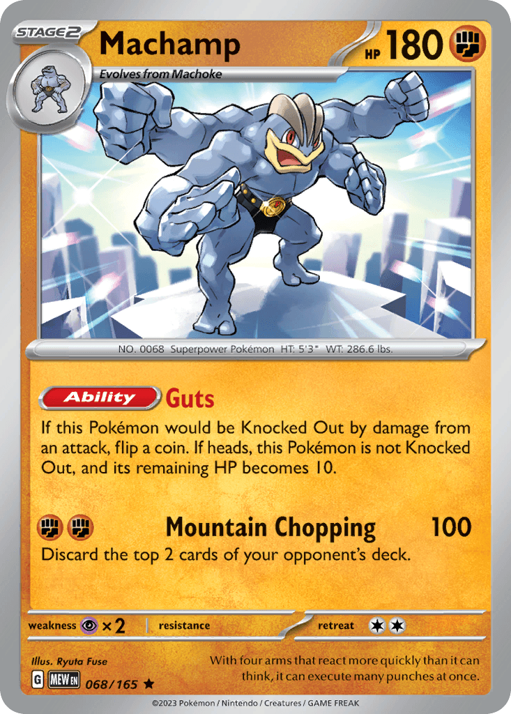 Machamp 151 card