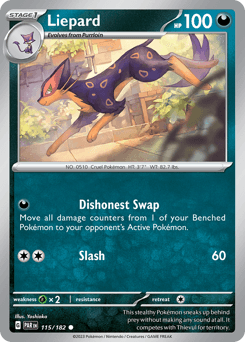 Liepard Paradox Rift card