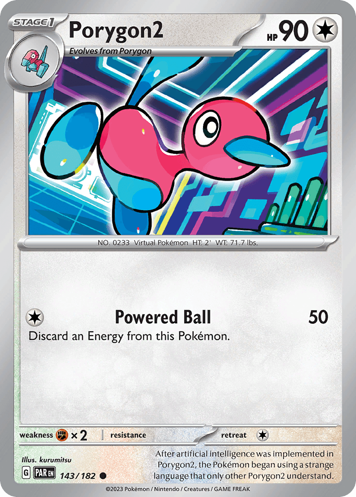 Porygon2 Paradox Rift card