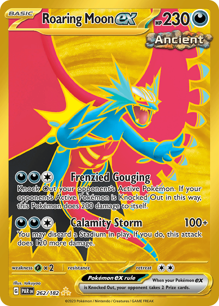 Roaring Moon ex Paradox Rift card