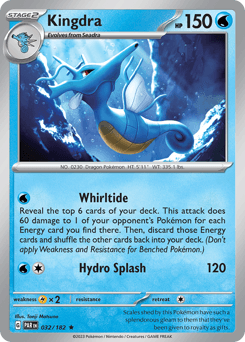 Kingdra Paradox Rift card