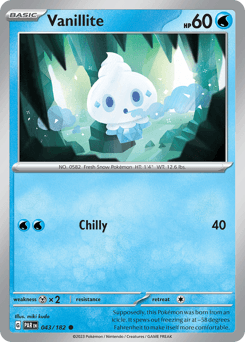 Vanillite Paradox Rift card