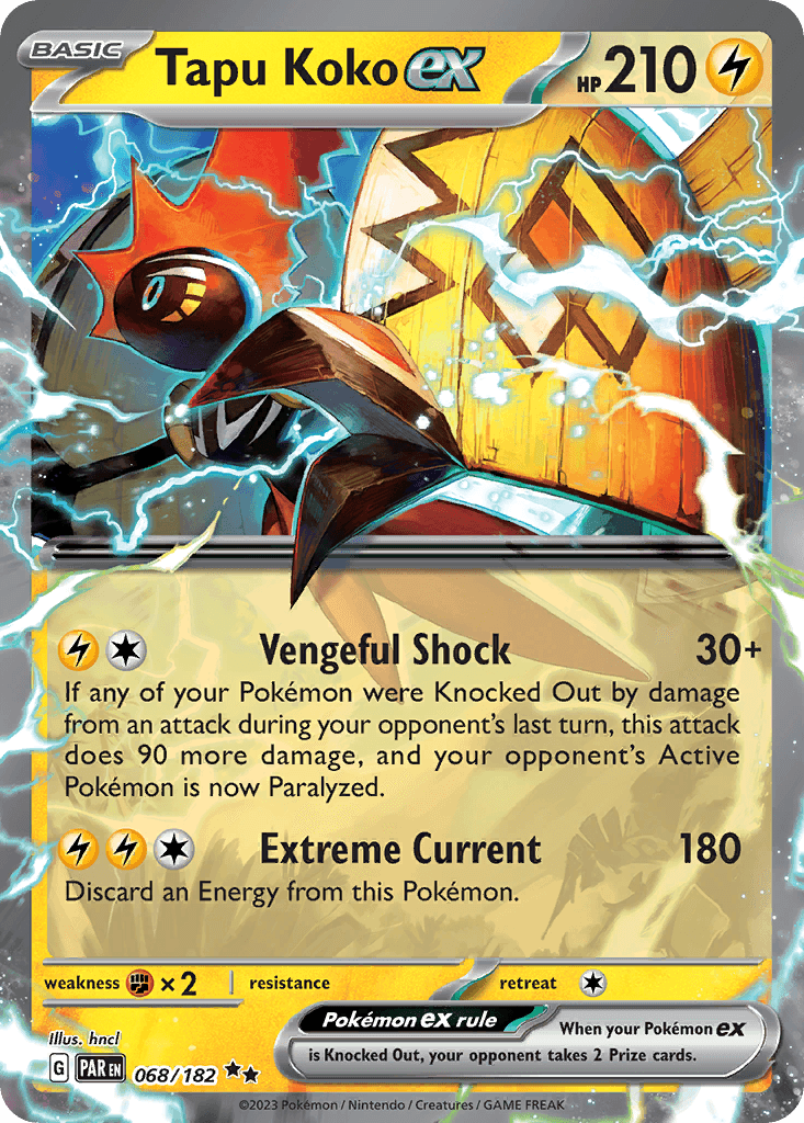 Tapu Koko ex Paradox Rift card