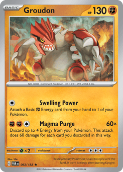 Groudon Paradox Rift card