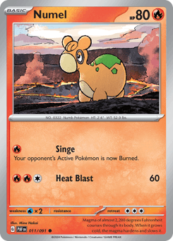 Numel Paldean Fates card