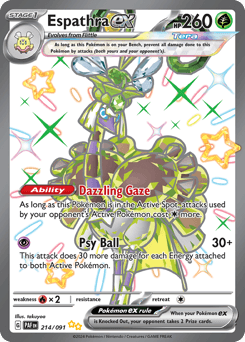 Espathra ex Paldean Fates card