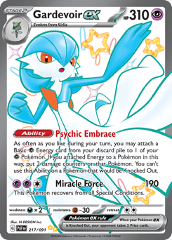 Gardevoir ex Paldean Fates card